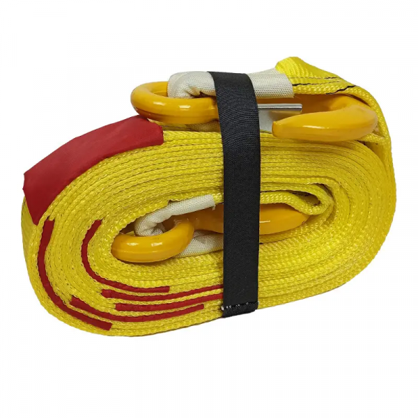 Буксирувальний ремінь Prommetey 15 т, 6.5 м (гак-гак) з мішечком для зберігання