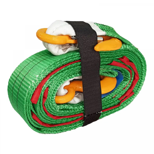 Буксирувальний ремінь Prommetey 3.5 т, 7.5 м (гак-гак) з мішечком для зберігання