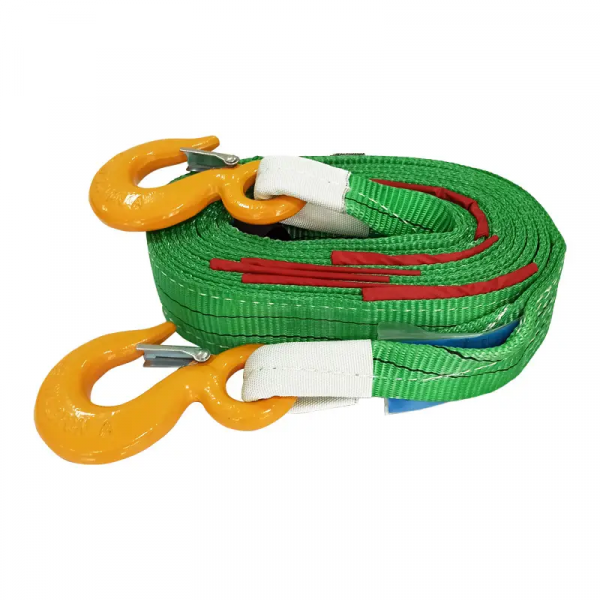 Буксирувальний ремінь Prommetey 10 т, 8 м (гак-гак) з мішечком для зберігання