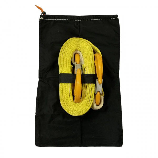 Буксирувальний ремінь Prommetey 15 т, 5 м (гак-гак) з мішечком для зберігання