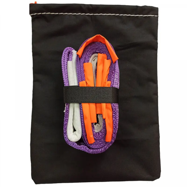 Буксирувальний ремінь Prommetey 2.5 т, 4.5 м (петля-петля) з мішечком для зберігання