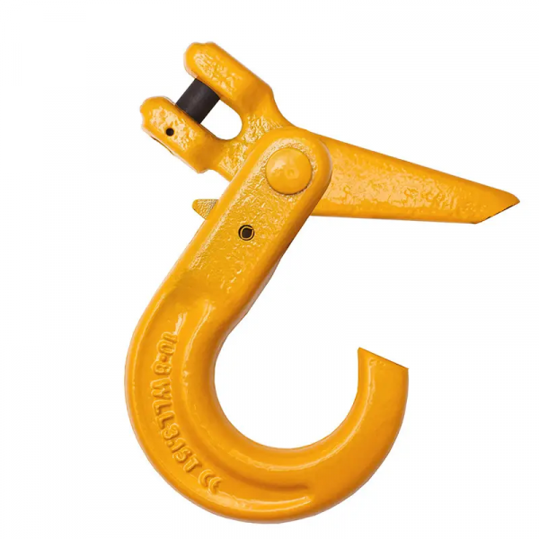 Крюк вилочный с принудительным закрытием грузовой G80 (SL-82) 12.5 т