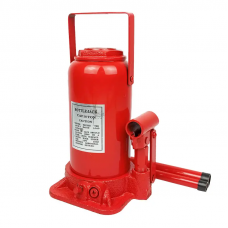 Гідравлічний пляшковий домкрат двоштоковий EDBJ 10 т (04-420042)