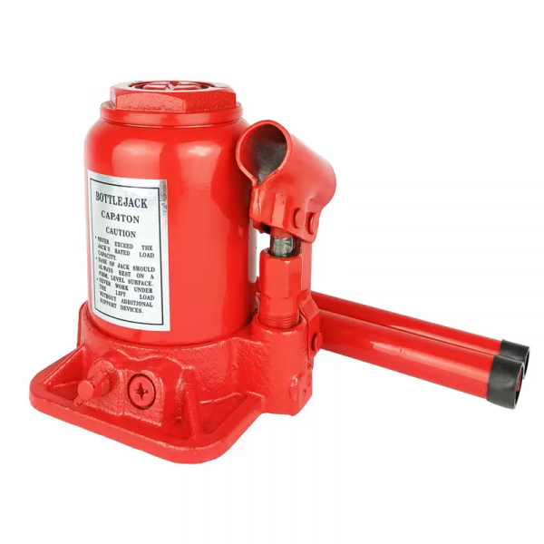 Гідравлічний пляшковий домкрат двоштоковий EDBJ 4 т (04-420040)