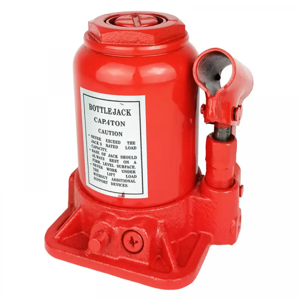Гідравлічний пляшковий домкрат двоштоковий EDBJ 4 т (04-420040)