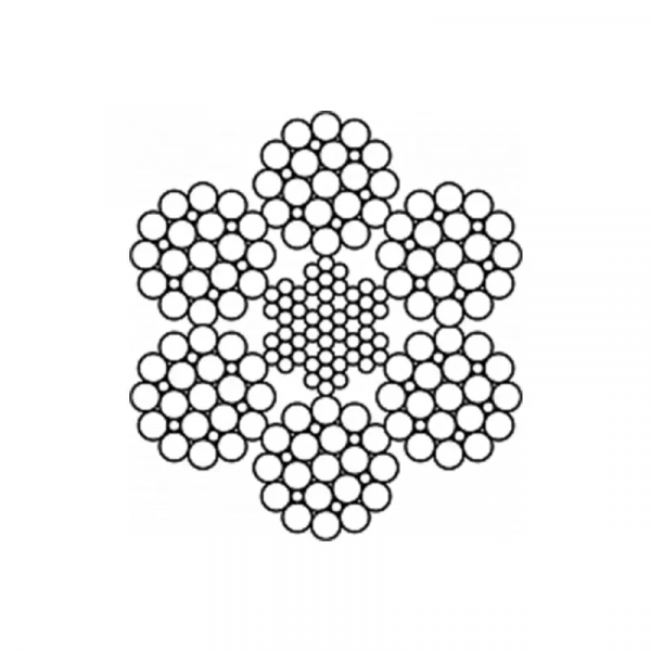 Канат (трос) стальной ГОСТ 7667-80 12.5 мм (цена указана за 1 метр)