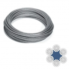 Канат (трос) сталевий ГОСТ 7668-80 20 мм (ціна вказана за 1 метр)