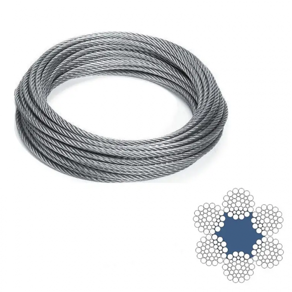 Канат (трос) сталевий ГОСТ 7668-80 27 мм (ціна вказана за 1 метр)