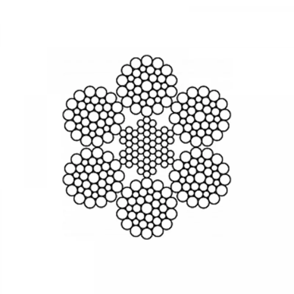 Канат (трос) стальной ГОСТ 7669-80 14.5 мм (цена указана за 1 метр)