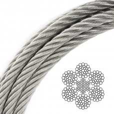 Канат (трос) сталевий ГОСТ 7669-80 16 мм (ціна вказана за 1 метр)