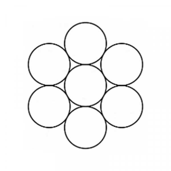 Канат (трос) сталевий оцинкований ГОСТ 3062-80 4 мм (ціна вказана за 1 метр, замовлення кратно 10м)