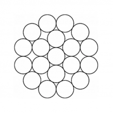 Канат (трос) стальной оцинкованный ГОСТ 3063-80 3.3 мм (цена указана за 1 метр, заказ кратно 10м)