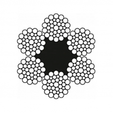 Канат (трос) стальной оцинкованный ГОСТ 7668-80 15 мм (цена указана за 1 метр, заказ кратно 10м)