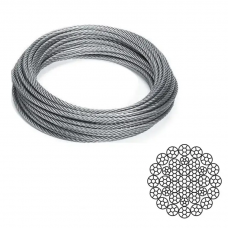 Канат (трос) сталевий EN 12385-4 14 мм (ціна вказана за 1 метр)