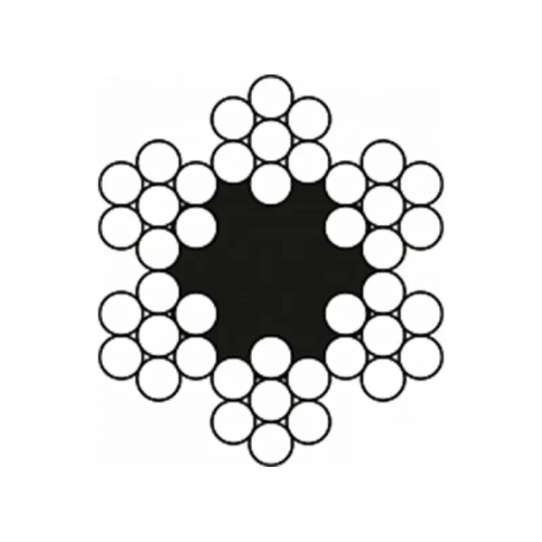 Канат (трос) сталевий ГОСТ 3069-80 4 мм (ціна вказана за 1 метр)