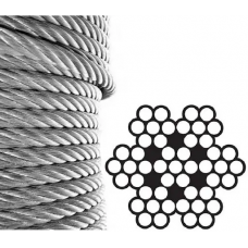 Канат (трос) сталевий оцинкований ГОСТ 3066-80 14 мм (ціна вказана за 1 метр, замовлення кратно 10м)