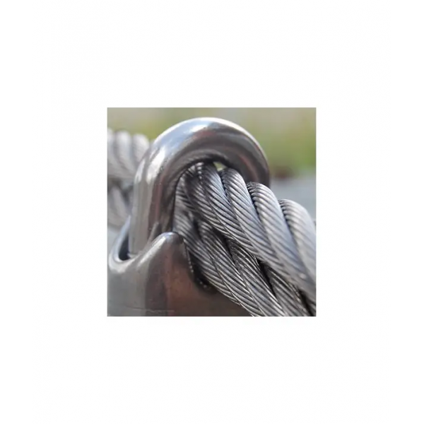 Канат сталевий нержавіючий DIN 3055, 7х7 5 мм (ціна вказана за 1 метр, замовлення кратно 10м)