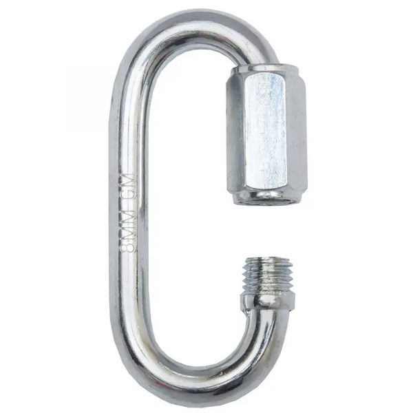 Карабін овальний рапід з гвинтовою муфтою DIN 5299 5 мм