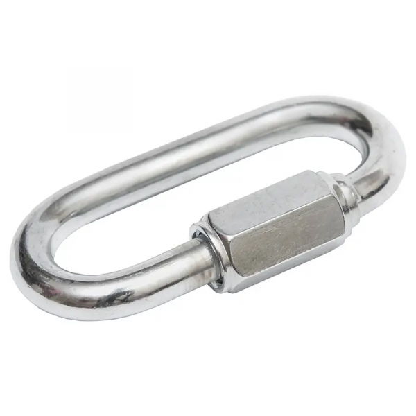 Карабін овальний рапід з гвинтовою муфтою DIN 5299 3.5 мм