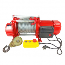 Лебідка електрична канатна KCD 220В POLTEK 0.75/1.5 т, 60 м (04-311018)