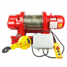 Лебідка електрична канатна KCD 380В POLTEK 1.0/2.0 т, 60 м (04-311020)
