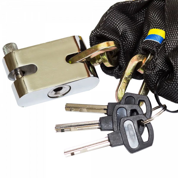 Протиугінний ланцюг (велозамок) Gartex S1 Light 2000x5 мм-001