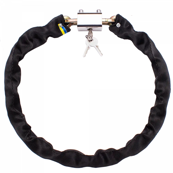 Протиугінний ланцюг (велозамок) Gartex S2 1200x8 мм-002