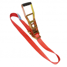 Ремінь стяжний кільцевий (храповик подовжений) Prommetey PREMIUM 5 т, 6.5 м