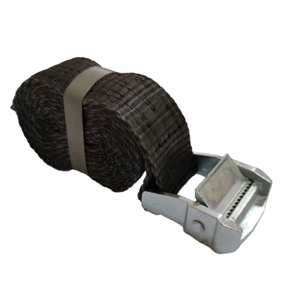 Ремінь стяжний кільцевий із замком Prommetey BLACK 1.1 т, 7 м (чорний)