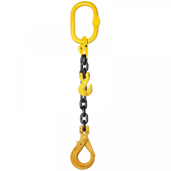 Строп цепной одноветвенный Prommetey 1СЛ 3.15 тонн, 6 метров (с сокращателем ветки и крюком с принудительным закрытием)