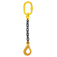 Строп ланцюговий одногілковий Prommetey 1СЛ 5.3 тонни, 4.5 метрів (гак з примусовим закриттям)
