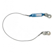 Строп страхувальний із сталевого троса 1СТ1 з амортизатором (05-130054)