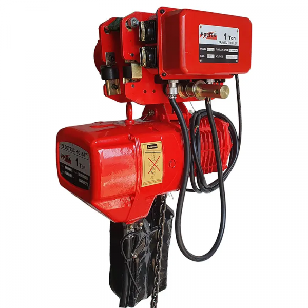Таль електрична ланцюгова SGW Poltek з пересувним візком (3 тонни / 6 метрів)