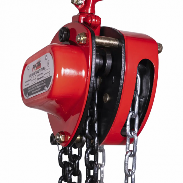 Таль ланцюгова ручна шестернева POLTEK 0.5 т, 9 м